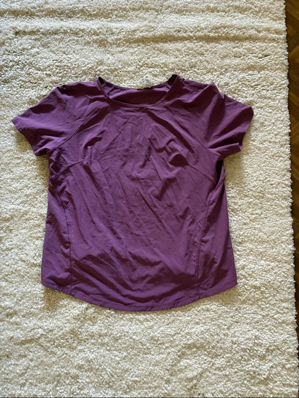 lululemon athletica Short Sleeve Tee in Deep Purple